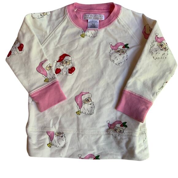 The Beaufort Bonnet Company Santa Crewneck size 12-18 mo - Picture 1 of 3